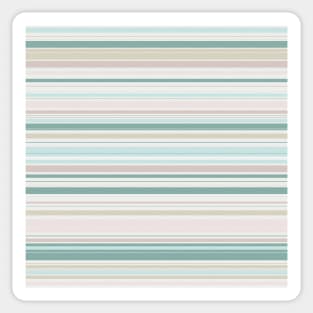 Vintage Stripes / Calming Ocean Sticker